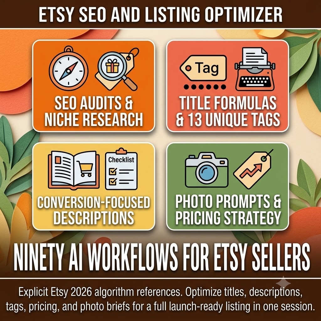 Etsy SEO and Listing Optimizer — AI Prompt Packs