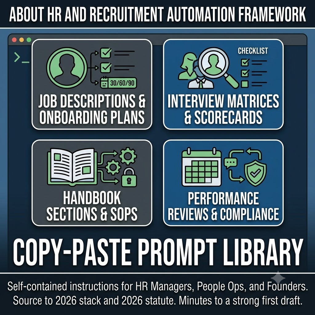 HR and Recruitment Automation Framework — AI Prompt Packs