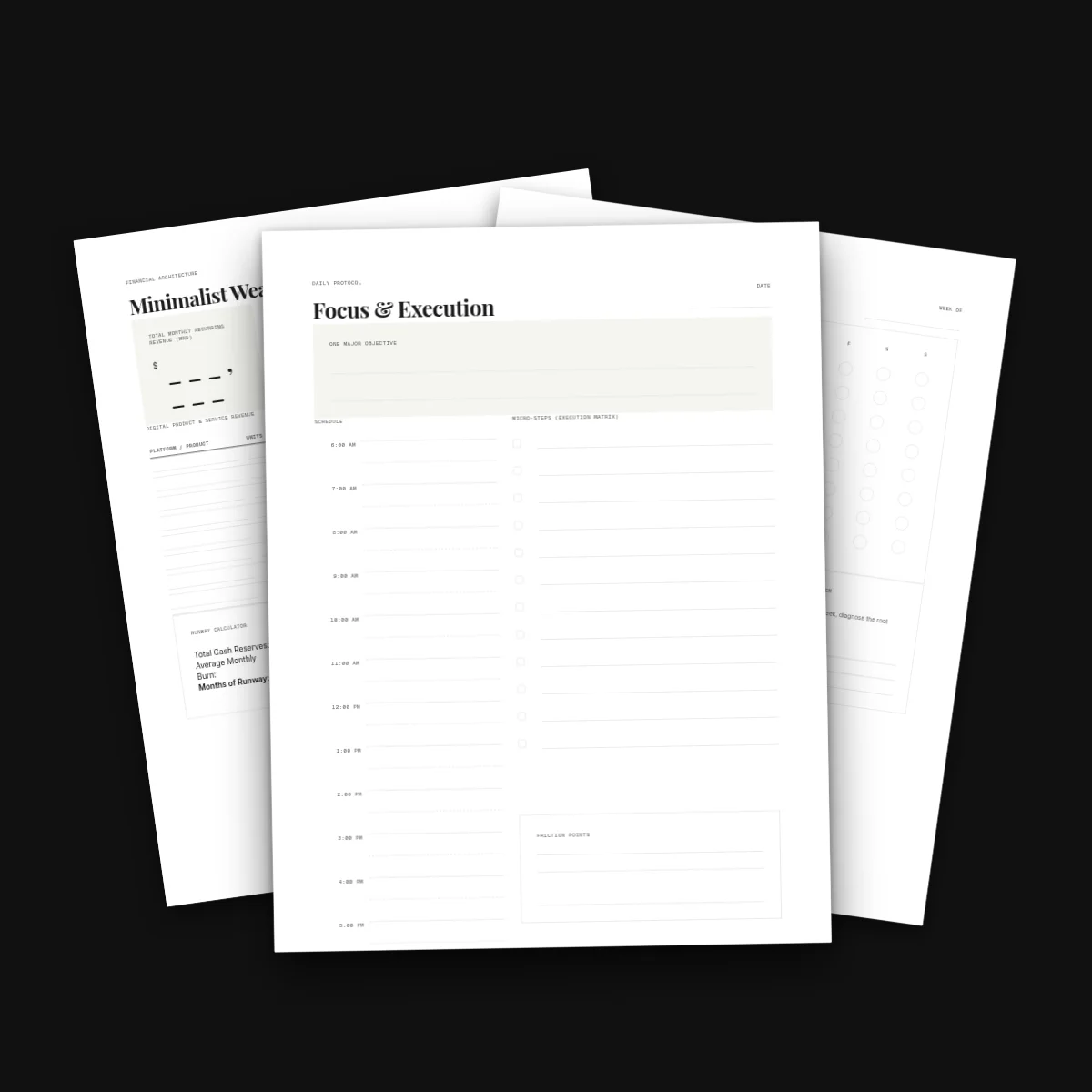 Minimalist Planner Pack — Digital Planners