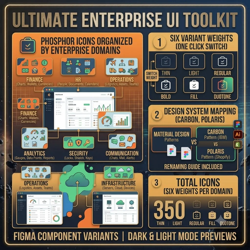 Ultimate Enterprise UI Toolkit — Design Assets